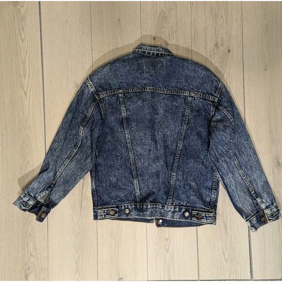 VTG Levi's 1980s Type 3 lll Trucker Jacket Men's Size L Made In USA 57508 rare - Picture 5 of 16